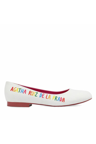 Agatha ruiz de la prada BAILARINA BLANCO ARP Precio de fábrica
