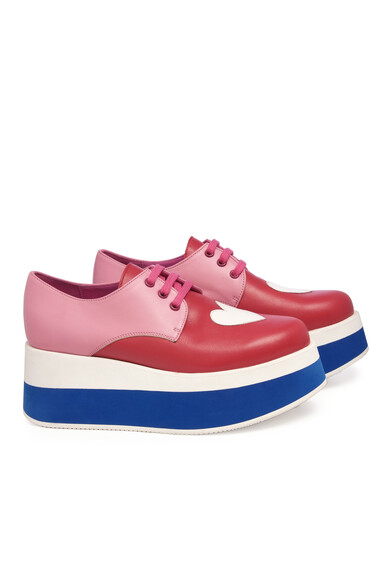 Agatha ruiz de la prada BLUCHER PLATAFORMA ROSA Superdescuento