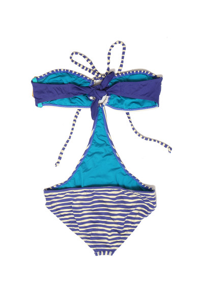 Agatha ruiz de la prada TRIKINI MUJER AZUL RAYITAS Liquidación