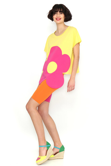 Agatha ruiz de la prada CAMISETA FLOR AMARILLA Ahorra y exporta