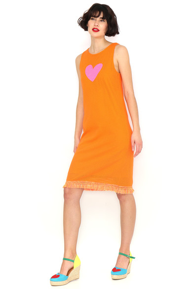 Agatha ruiz de la prada VESTIDO NARANJA FLECOS Precios de Black Friday