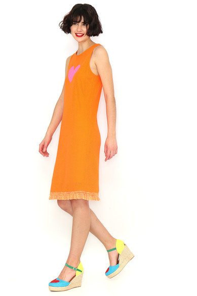 Agatha ruiz de la prada VESTIDO NARANJA FLECOS Precios de Black Friday
