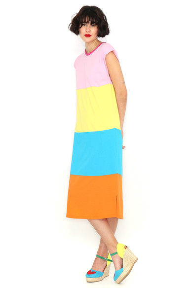 Agatha ruiz de la prada VESTIDO RAYAS HOMBRERAS Libre de impuestos