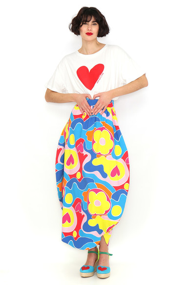 Agatha ruiz de la prada FALDA LARGA CIRCULO MULTICOLOR Descuentos del mes