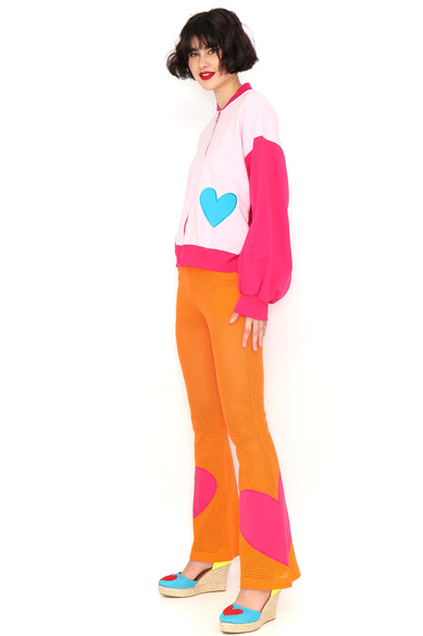 Agatha ruiz de la prada PANTALON NARANJA CALADO Oferta exclusiva