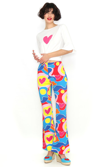 Agatha ruiz de la prada PANTALON MULTICOLOR FLARE