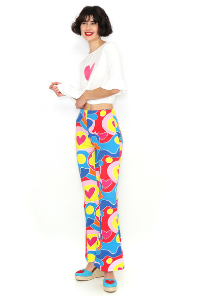 Agatha ruiz de la prada PANTALON MULTICOLOR FLARE Última moda
