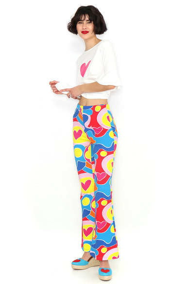 Agatha ruiz de la prada PANTALON MULTICOLOR FLARE Última moda
