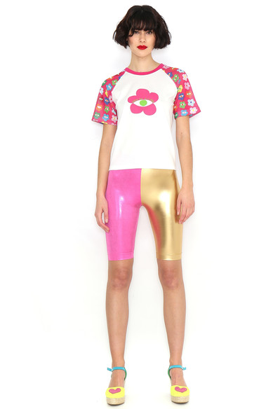 Agatha ruiz de la prada CAMISETA FLOR MANGAS ESTAMPADAS Descuento por venta flash