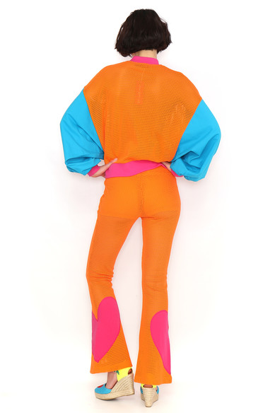Agatha ruiz de la prada CHAQUETA CALADA NARANJA Ofertas de temporada