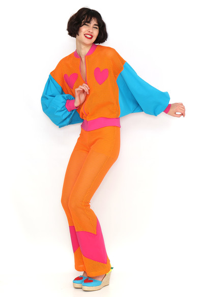 Agatha ruiz de la prada CHAQUETA CALADA NARANJA Ofertas de temporada