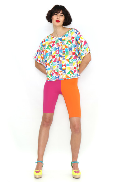 Agatha ruiz de la prada CAMISETA MULTICOLOR PATCH Devoluciones gratuitas