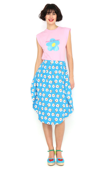 Agatha ruiz de la prada FALDA CIRCULO FLORES En línea