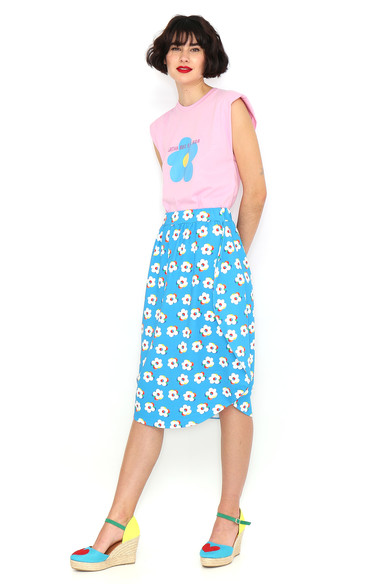Agatha ruiz de la prada FALDA CIRCULO FLORES En línea