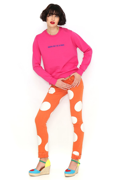 Agatha ruiz de la prada SUDADERA FUCSIA ARP Outlet online
