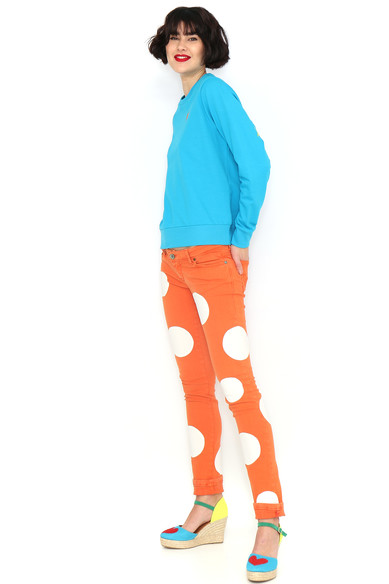 Agatha ruiz de la prada SUDADERA BASICA TURQUESA Venta caliente