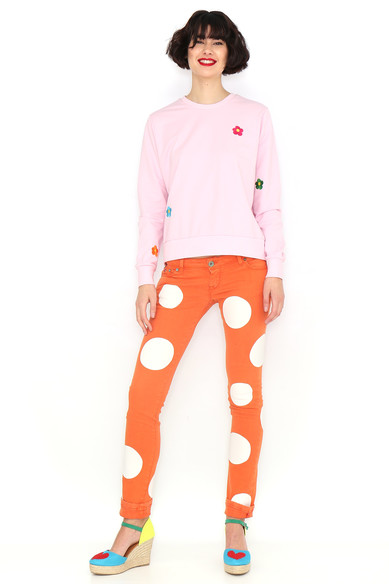Agatha ruiz de la prada SUDADERA BASICA ROSA Gran oferta