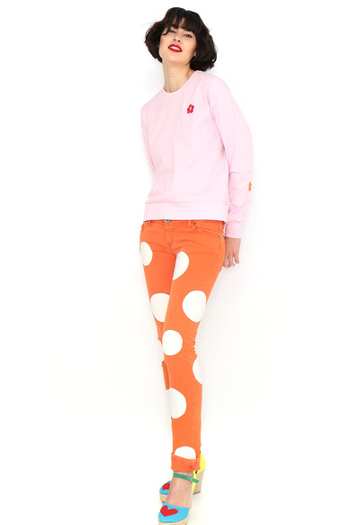 Agatha ruiz de la prada SUDADERA BASICA ROSA Gran oferta