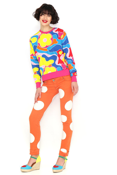 Agatha ruiz de la prada SUDADERA ESTAMPADO MULTICOLOR Rebajas baratas