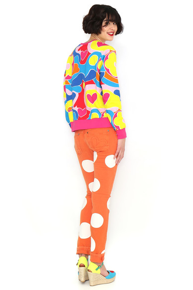 Agatha ruiz de la prada SUDADERA ESTAMPADO MULTICOLOR Rebajas baratas