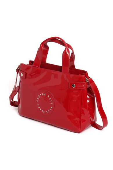 Agatha ruiz de la prada BOLSO ROJO CHAROL Último día