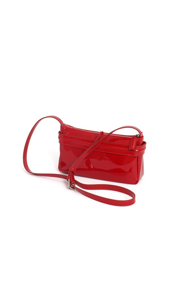 Agatha ruiz de la prada BOLSO BANDOLERA ROJO CHAROL Oferta especial de fábrica