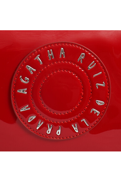 Agatha ruiz de la prada BOLSO BANDOLERA ROJO CHAROL Oferta especial de fábrica