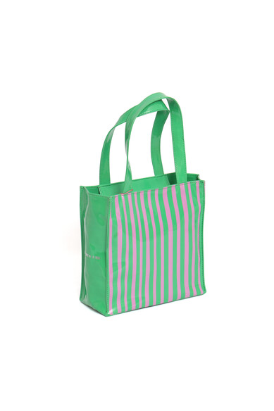 Agatha ruiz de la prada BOLSA RAYAS VERDE/FUCSIA PEQUEÑA Ventas relámpago