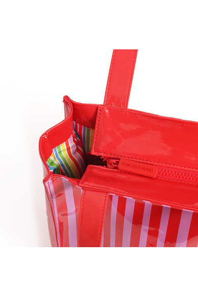 Agatha ruiz de la prada BOLSA RAYAS ROJO/FUCSIA PEQUEÑA Descuento