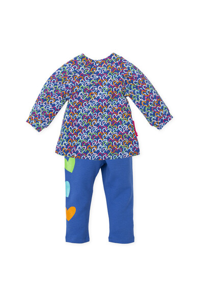 Agatha ruiz de la prada CJNTO SUDADERA+LEGGIN CORAZONES Envío gratis