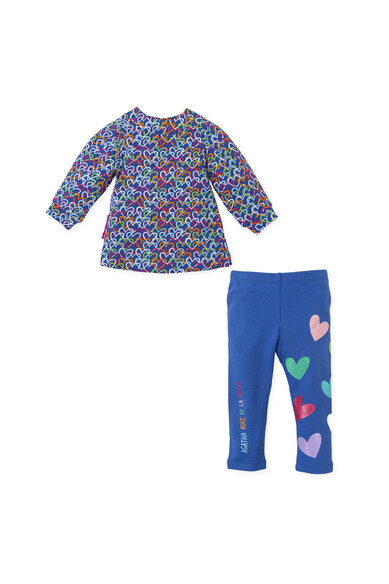 Agatha ruiz de la prada CJNTO SUDADERA+LEGGIN CORAZONES Envío gratis