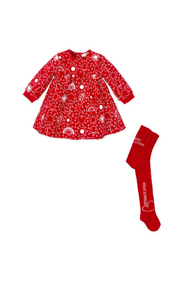 Agatha ruiz de la prada VESTIDO ROJO ICONOS BLANCOS COMPRAR AHORA