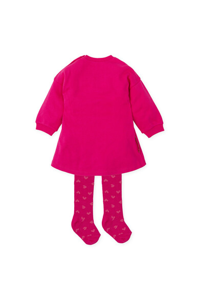 Agatha ruiz de la prada VESTIDO FUCSIA 2 FLORES ÚLTIMAS EDICIONES