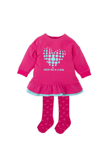 Agatha ruiz de la prada VESTIDO FUCSIA CORAZON Últimos 2 días