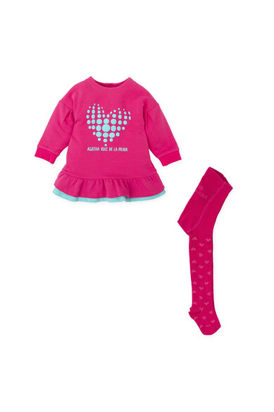 Agatha ruiz de la prada VESTIDO FUCSIA CORAZON Últimos 2 días