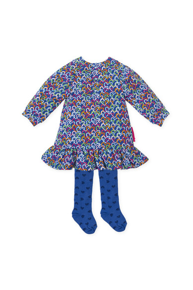 Agatha ruiz de la prada VESTIDO AZUL CORAZONES Último día