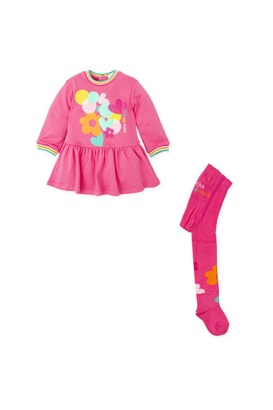 Agatha ruiz de la prada VESTIDO FUCSIA ICONOS COLORES Promoción por tiempo limitado