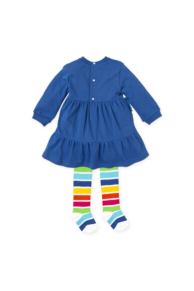 Agatha ruiz de la prada VESTIDO AZUL CORAZON CONCENTRICO Promoción trimestral