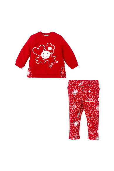 Agatha ruiz de la prada CONJTO ROJO ICONOS BLANCO Grandes descuentos