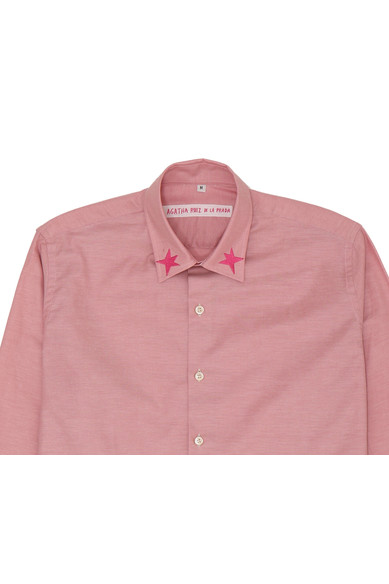 Agatha ruiz de la prada CAMISA HOMBRE ROSA OXFORD Última moda