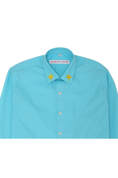Agatha ruiz de la prada CAMISA HOMBRE AZUL Ofertas de temporada