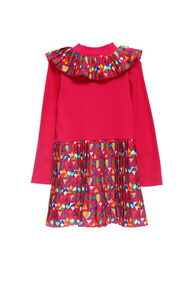 Agatha ruiz de la prada VESTIDO FUCSIA PLISADO ZIGZAG Ofertas