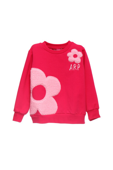 Agatha ruiz de la prada SUDADERA FUCSIA FLORES ROSAS Envío gratis
