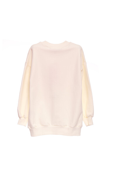 Agatha ruiz de la prada SUDADERA BLANCA CORAZON PUZZLE Promoción por tiempo limitado