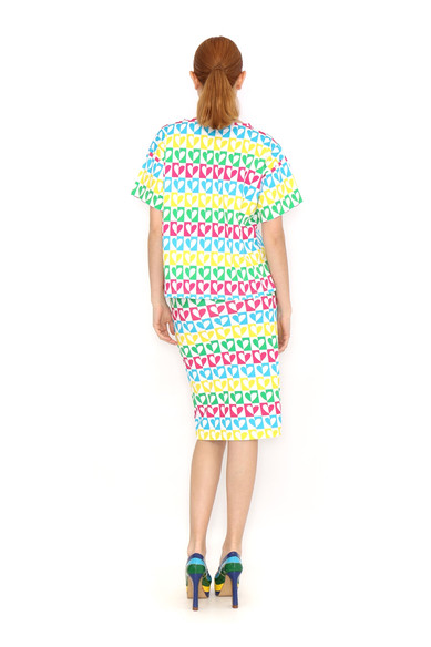 Agatha ruiz de la prada CAMISETA CORAZONES MULTICOLOR Venta caliente