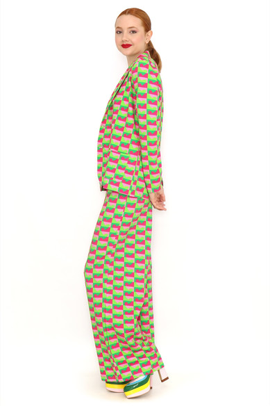 Agatha ruiz de la prada AMERICANA CORAZONES ROSAS VERDES Rebajas baratas