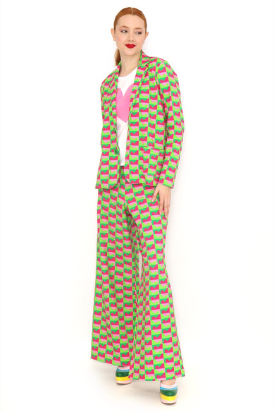 Agatha ruiz de la prada AMERICANA CORAZONES ROSAS VERDES Rebajas baratas