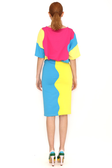 Agatha ruiz de la prada FALDA LAPIZ ONDAS Tienda