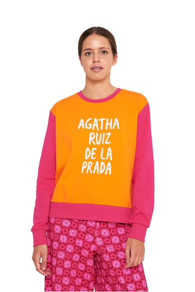 Agatha ruiz de la prada SUDADERA ARP NARANJA Mejor oferta