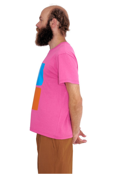 Agatha ruiz de la prada CAMISETA 2 CUADROS NARANJA Y AZUL Últimos 3 días